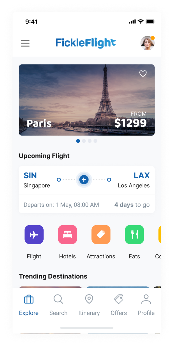 Explore Screen