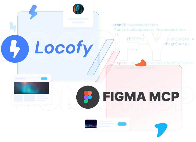 Figma MCP vs Locofy comparison illustration